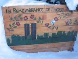 Photo of "In Remembrance of Those" artwork