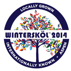 Winterskol 2014 button "Locally grown, internationally known"