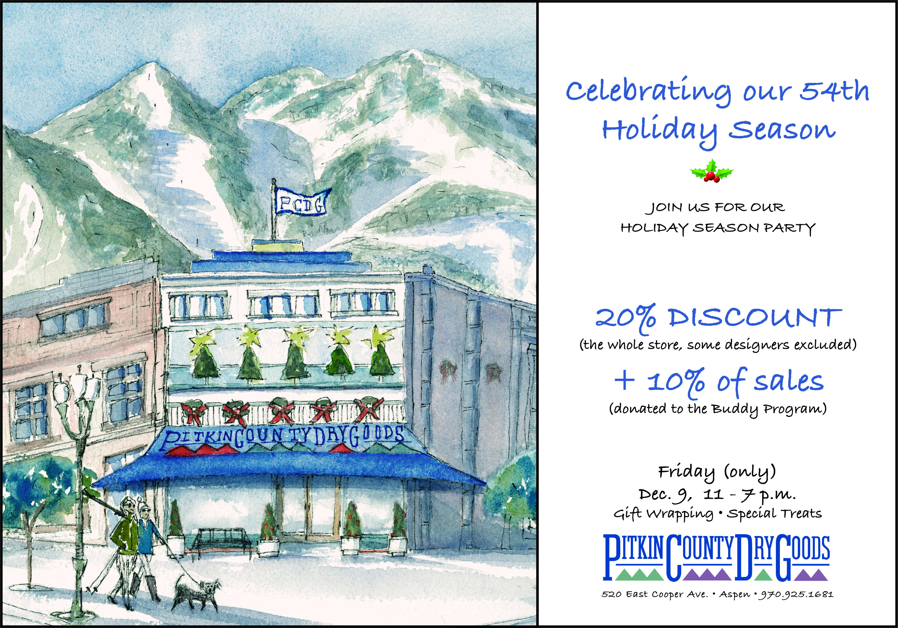 Pitkin County Dry Goods advertisement