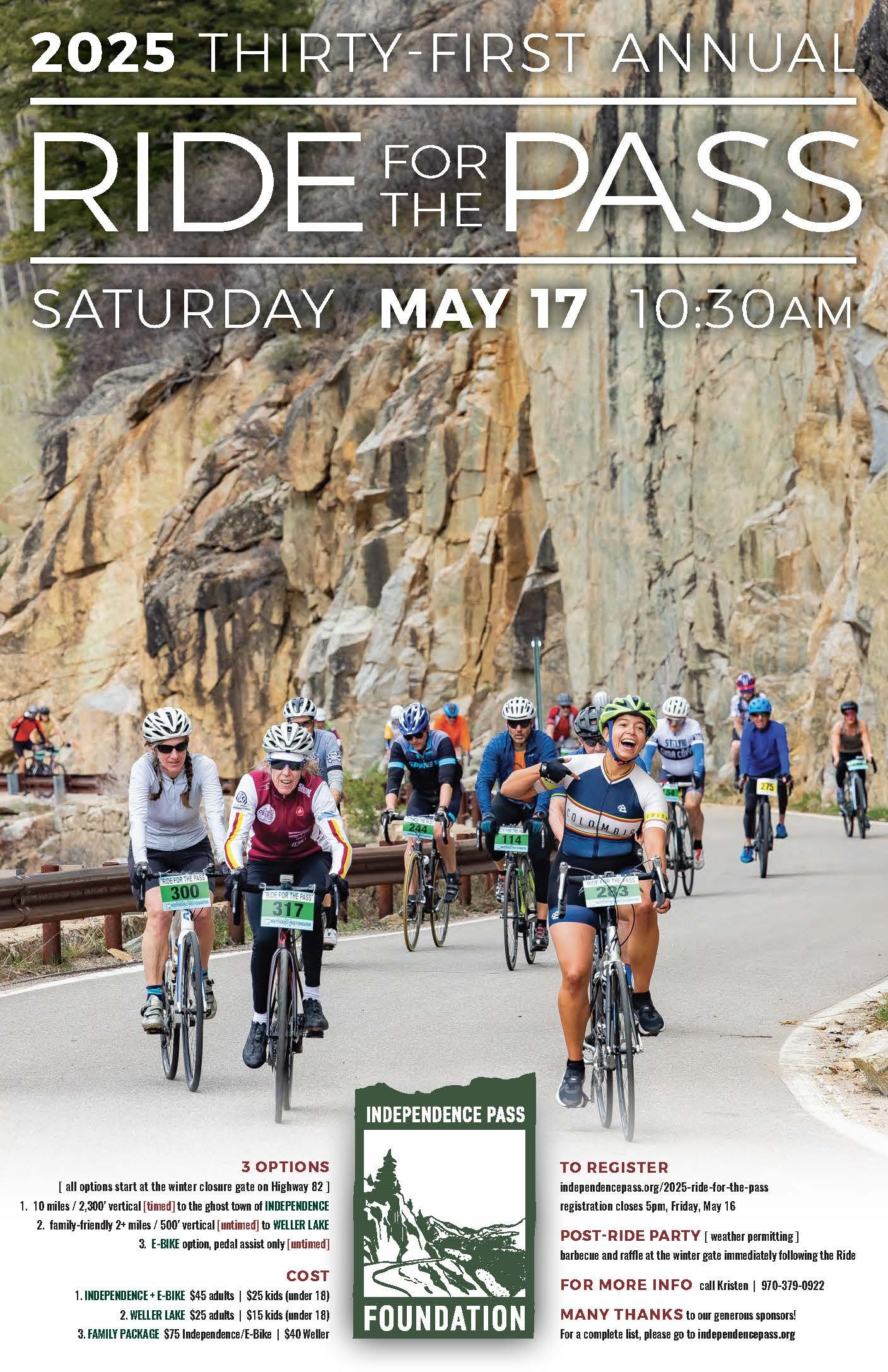 Independence Pass Bike Ride