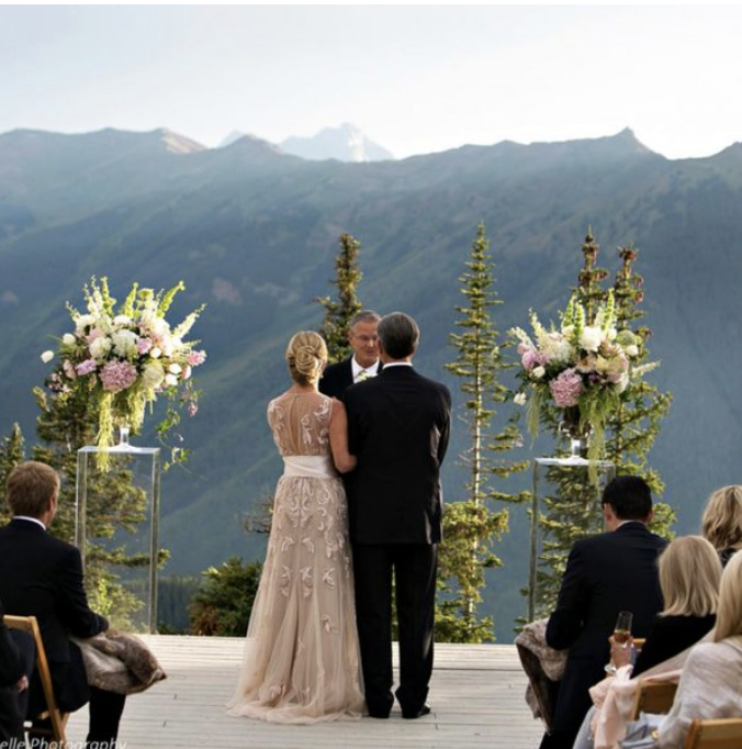 Mountain Flowers Aspen Wedding