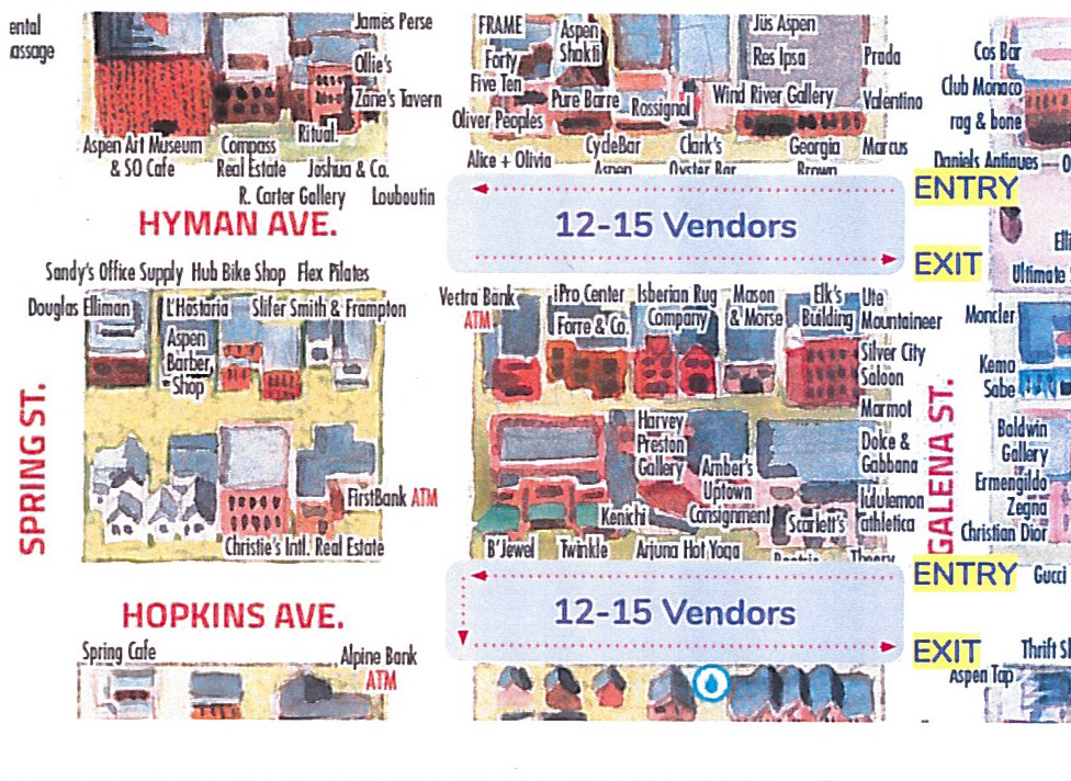 Saturday Market Map