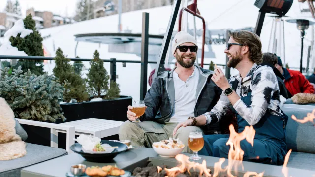 Apres Ski base of Aspen Mountain