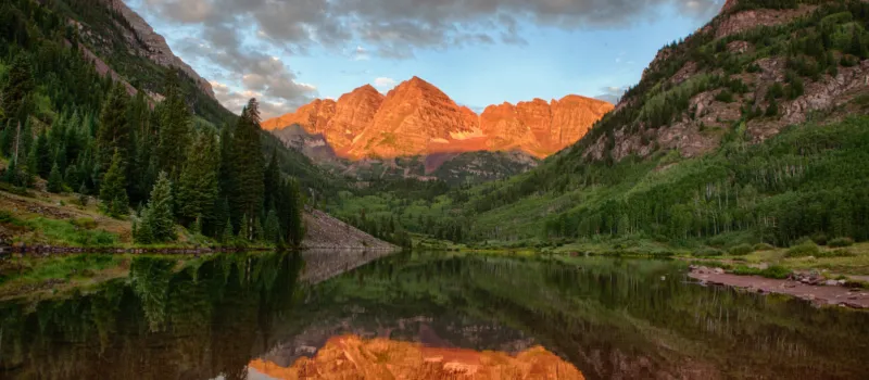 Maroon Bells Summer Sunrise