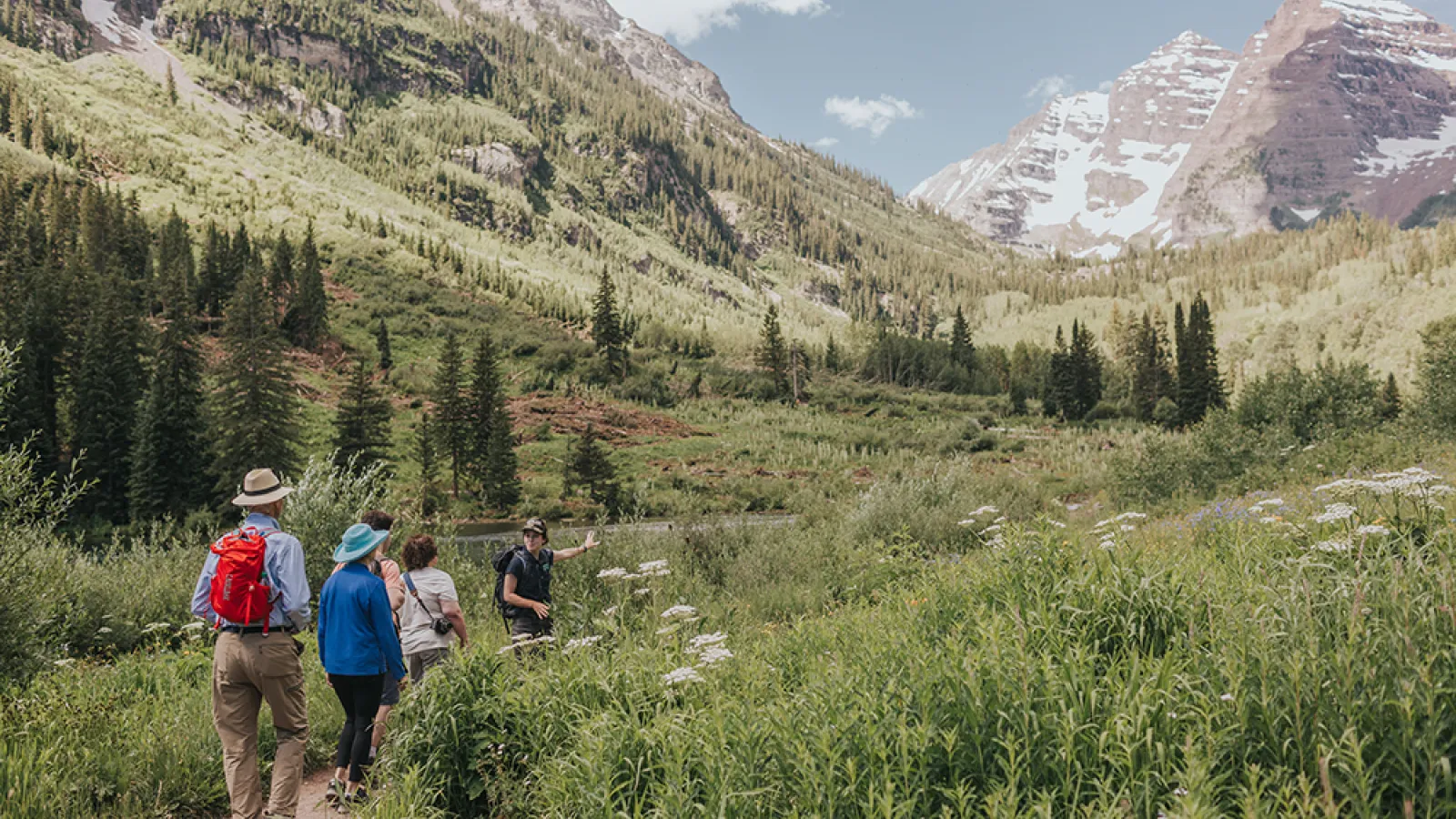 ACES hike at the Maroon Bells