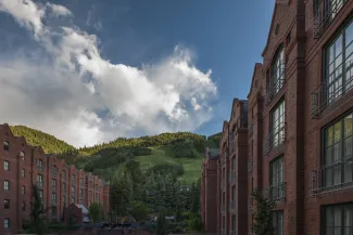 summer courtyard photo