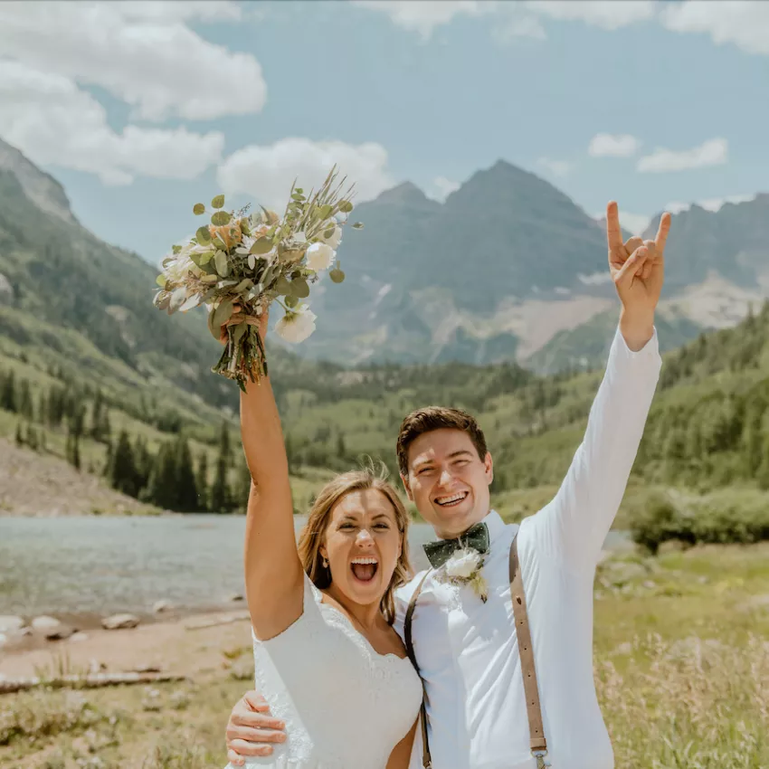 Wedding Maroon Bells Aubrey Beth